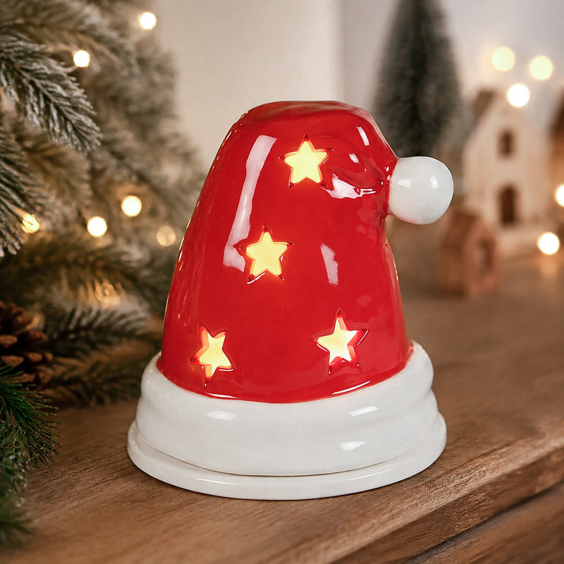 Santa Hat Incense Cone and Tealight Holder