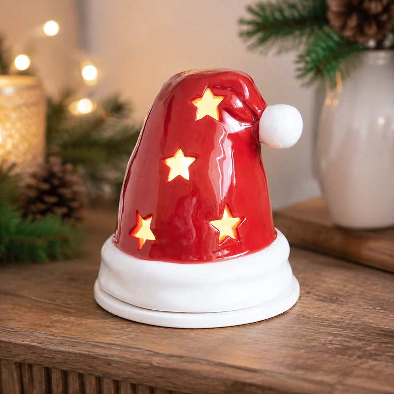 Santa Hat Incense Cone and Tealight Holder