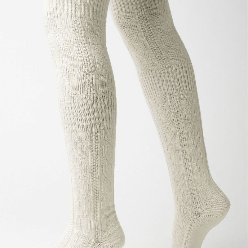1 Pack Ladies Over The Knee Wool Socks (2 Sizes)
