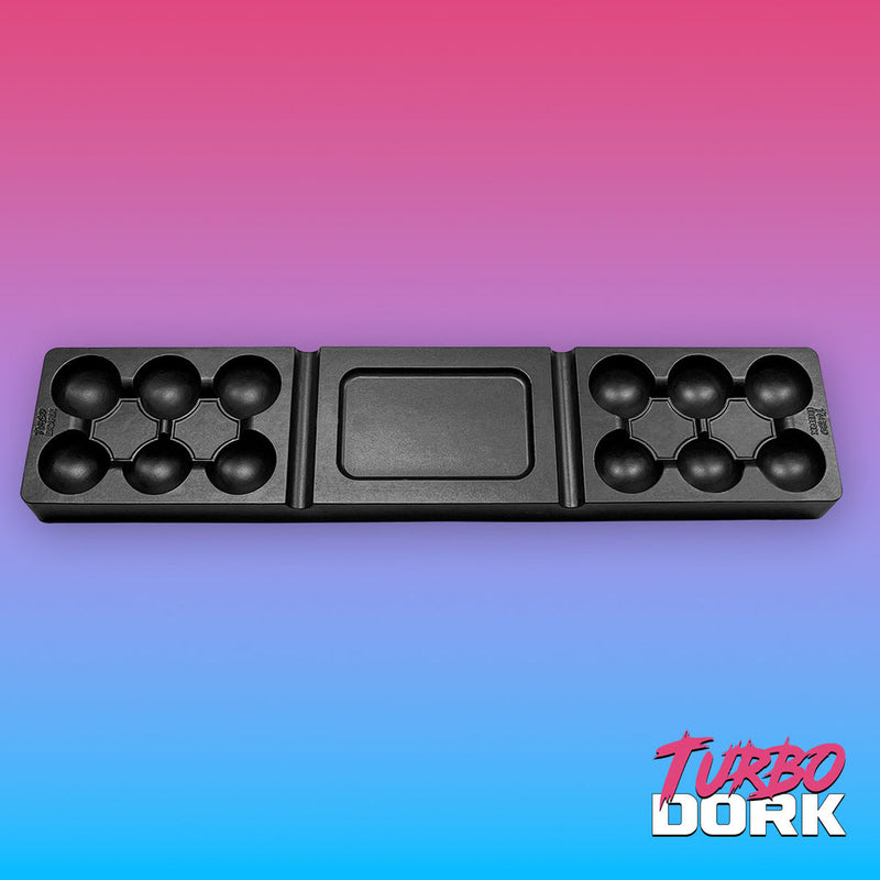 Turbo Dork: Large Black Non-Stick Silicone Dry Palette