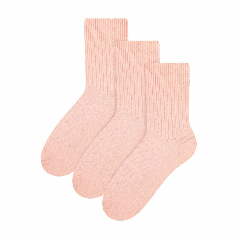 3 Pack Ladies Original Wool Dress Socks (2 Sizes)