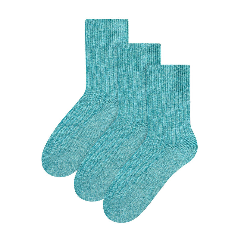 3 Pack Ladies Original Wool Dress Socks (2 Sizes)