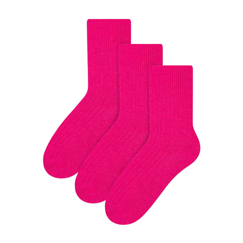3 Pack Ladies Original Wool Dress Socks (2 Sizes)