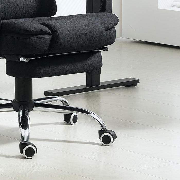 Vinsetto Ergonomic Heated 6 Points Vibration Massage Office Chair Black