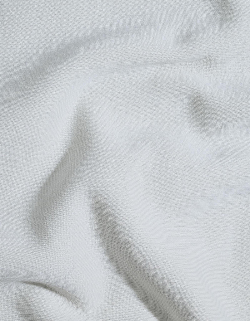 Off White Fleece Pullover Hoodie