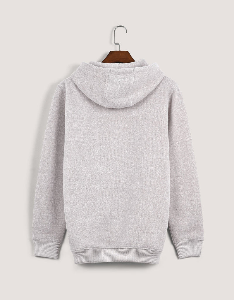 Beige Textured Pullover Nantucket Hoodie