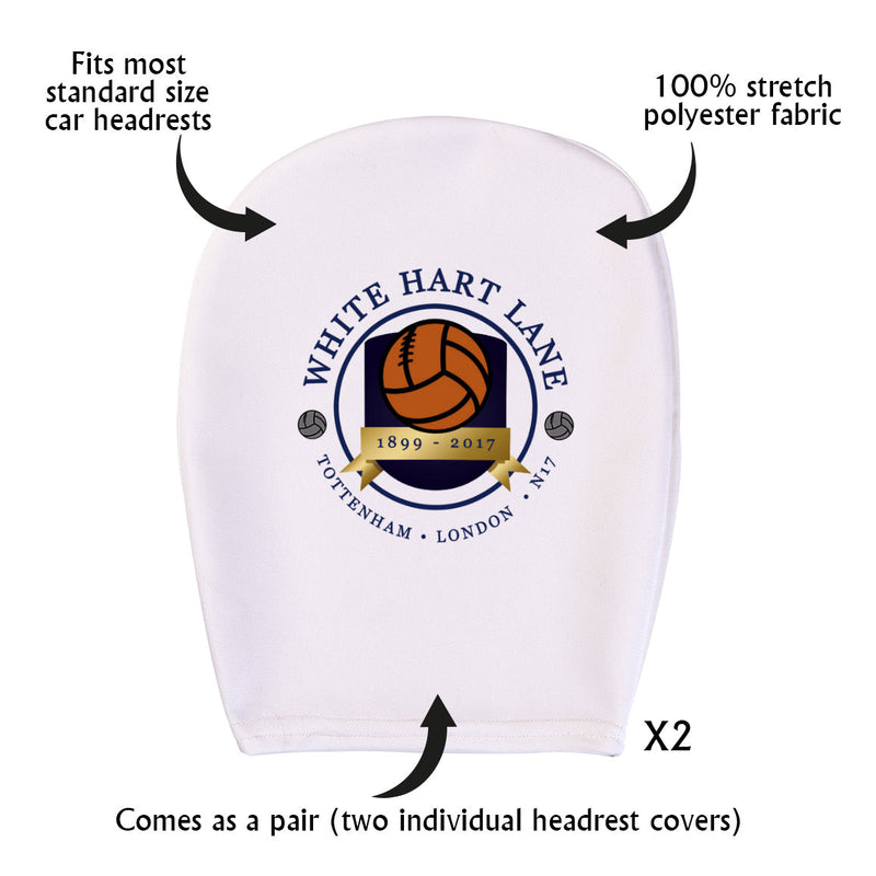 Totts White Hart Lane - Football Legends - Headrest Cover