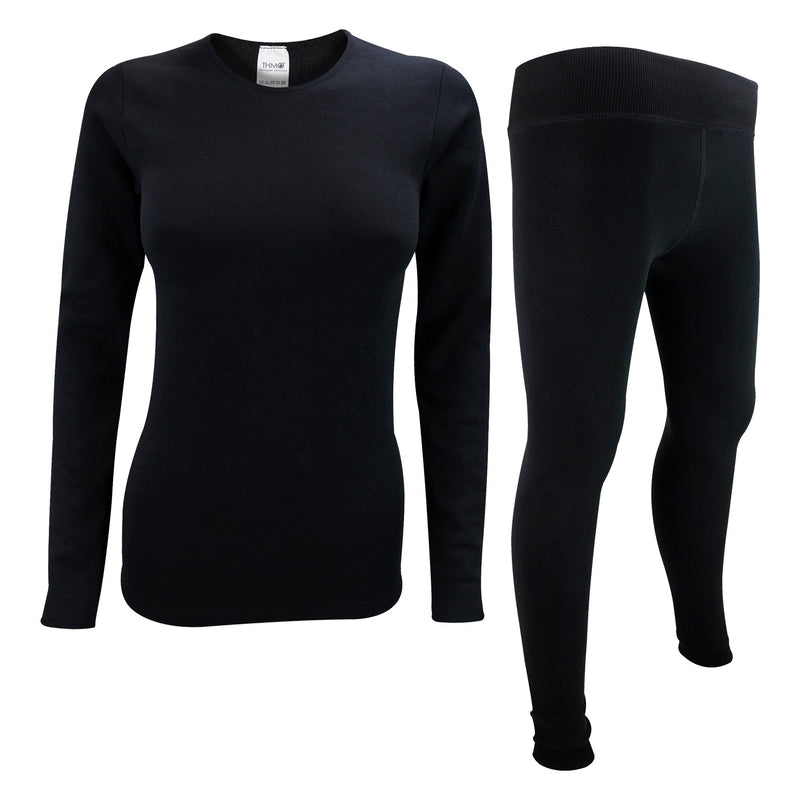 Ladies Long Sleeve Thermal Top & Thermal Leggings for Winter