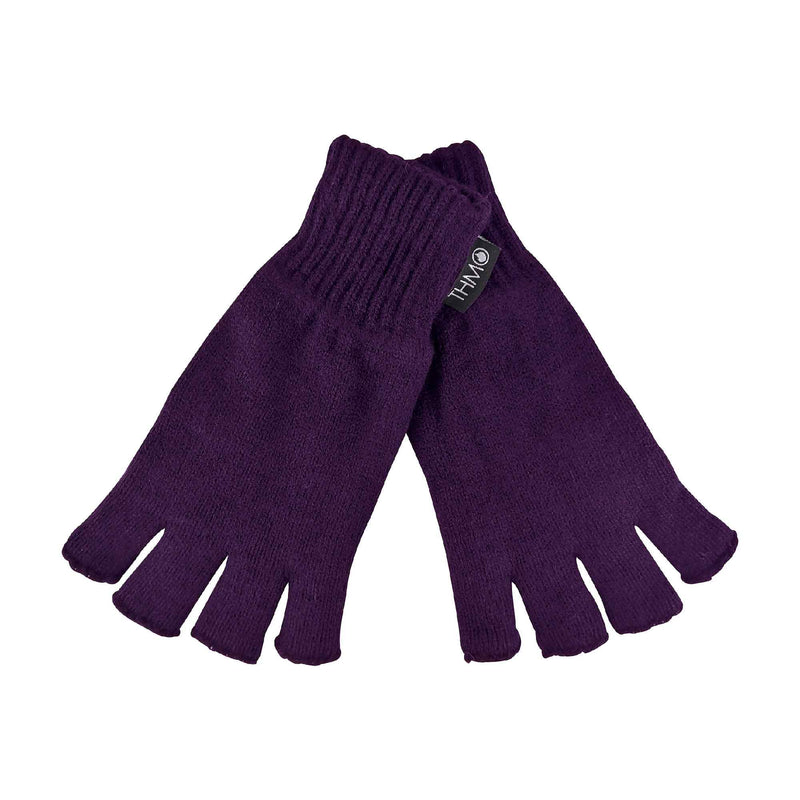 Ladies Thermal 3M Thinsulate Lined Fingerless Gloves for Winter