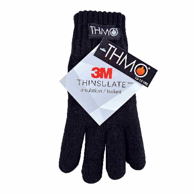 Kids Knitted Thinsulate Lined Thermal Gloves for Winter