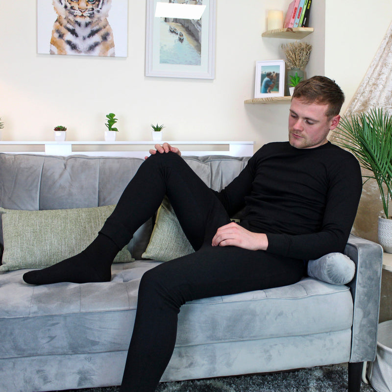 Mens Thermal Super Soft & Warm Long Johns Bottoms