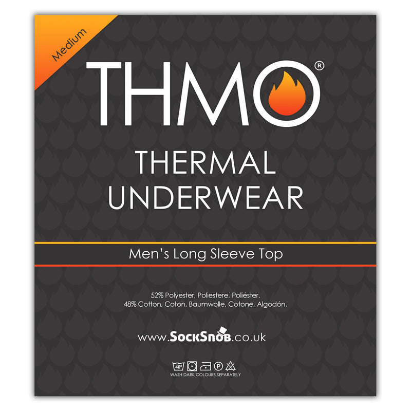 Mens Long Sleeve Super Soft & Warm Thermal Top