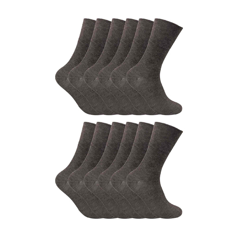 Mens Thin Non Elastic Thermal Diabetic Socks (Multipack Options)