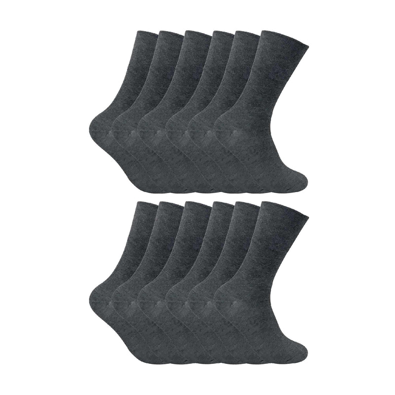Mens Thin Non Elastic Thermal Diabetic Socks (Multipack Options)