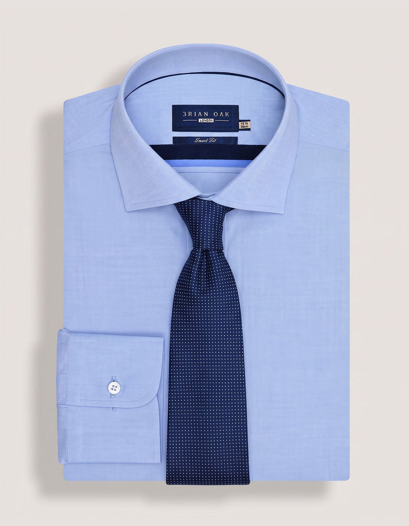 Brass Dotted Classic Silk Tie