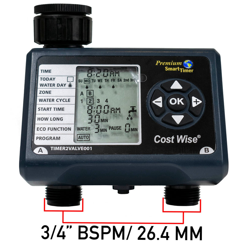 Cost Wise Double Outlet Water Timer