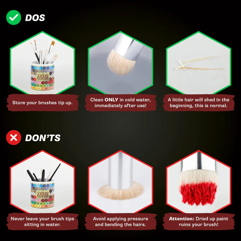 Army Painter Masterclass Drybrush Brush Set