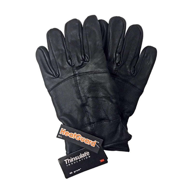 Mens 3M Thinsulate 40 Gram Thermal Insulated Winter Leather Gloves