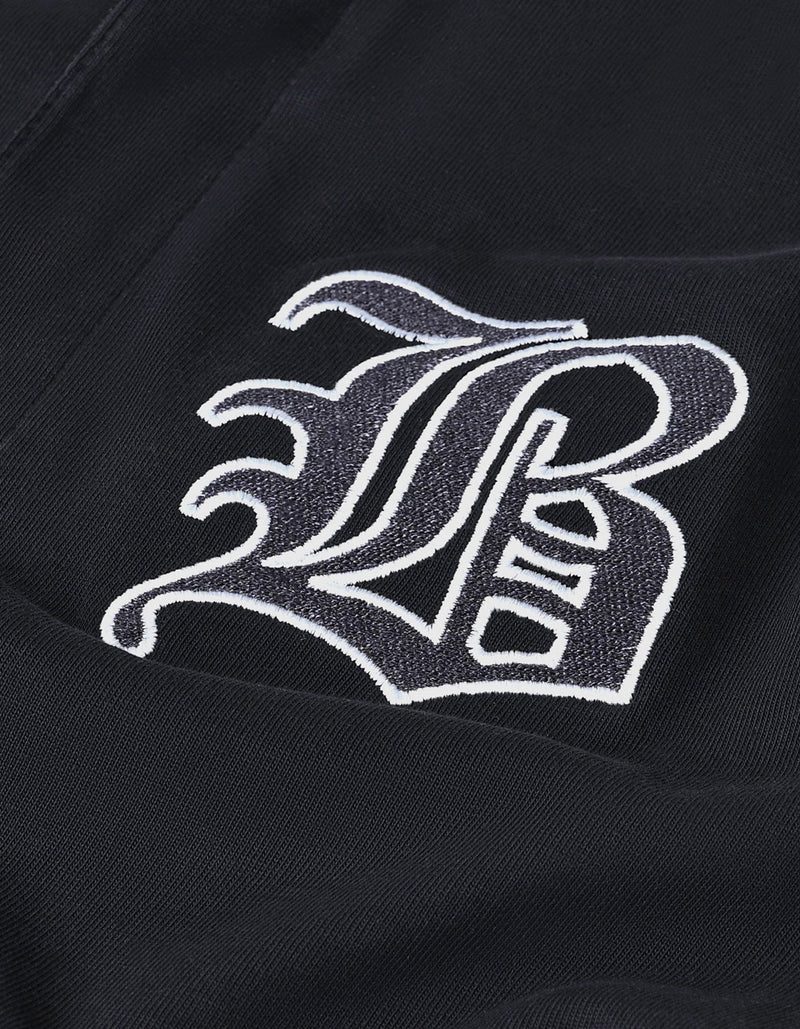 Black Classic Rugby Shirt