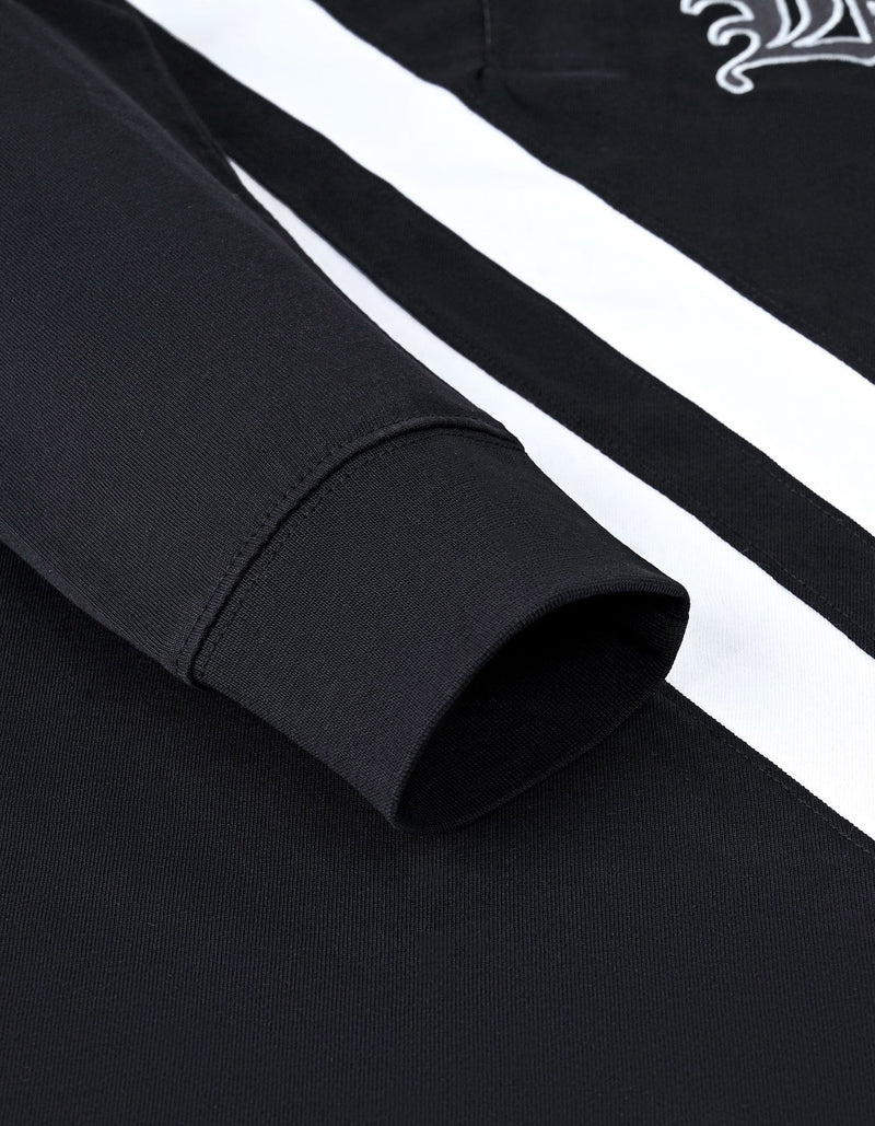 Black Classic Rugby Shirt