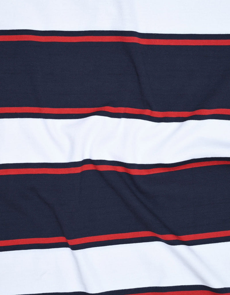 Contrast White Collar Polo Shirt
