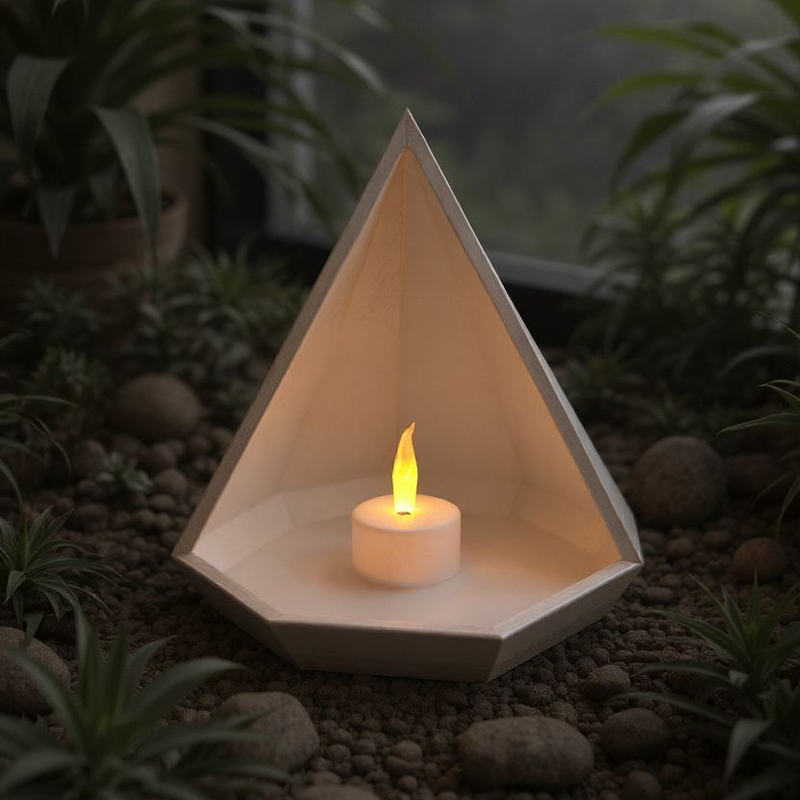 Pyramidal Tray | Abstract Geometric Trinket Dish