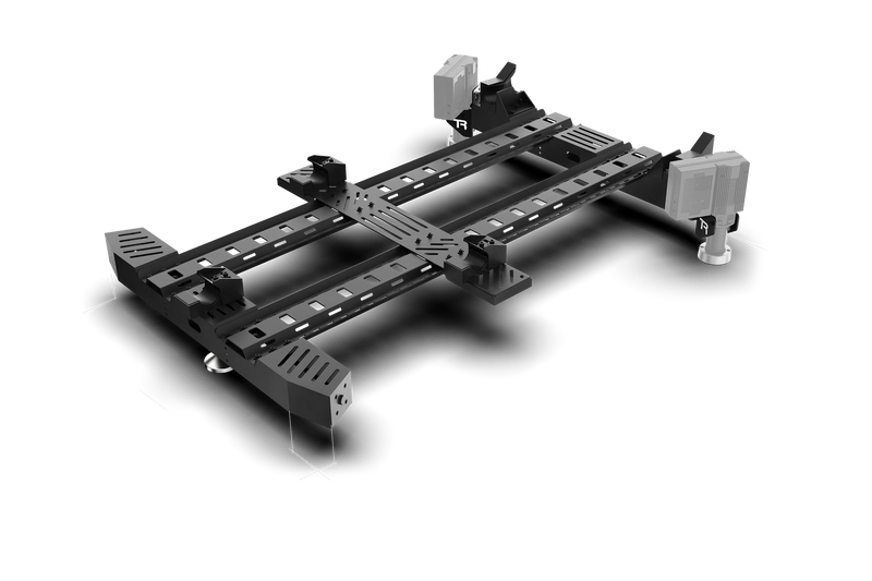Motion System with 4 motors/actuators and Motion Sim Base