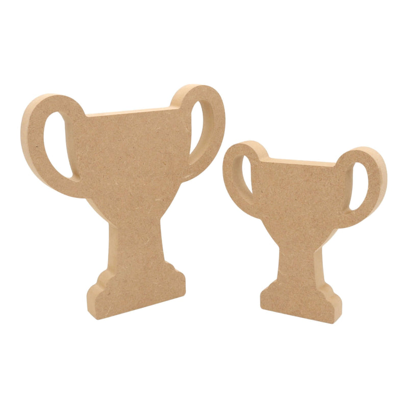 MDF Freestanding Trophy Cup Shape