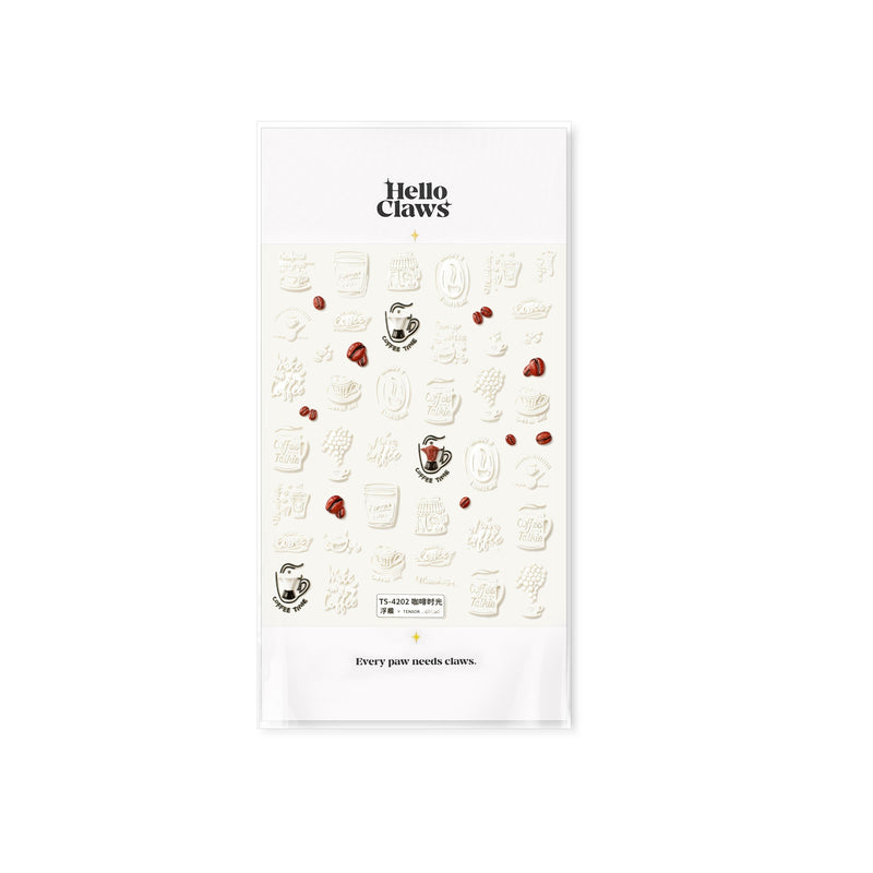 Hello Claws | Coffee Time Nail Deco Sticker