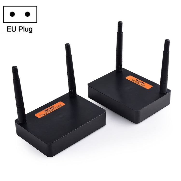 Measy FHD676 Full HD 1080P 3D 5-5.8GHz Wireless HDMI Transmitter (Transmitter + Receiver) Transmission Distance: 200m, Specifications:EU Plug, FHD676 (AU Plug), FHD676 (EU Plug), FHD676 (UK Plug), FHD676 (US Plug)