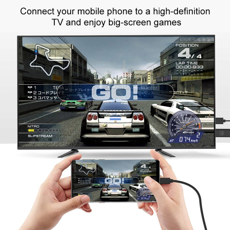 UC502 USB-C / Type-C 4K 60Hz HDTV Plastic Cable, UC502