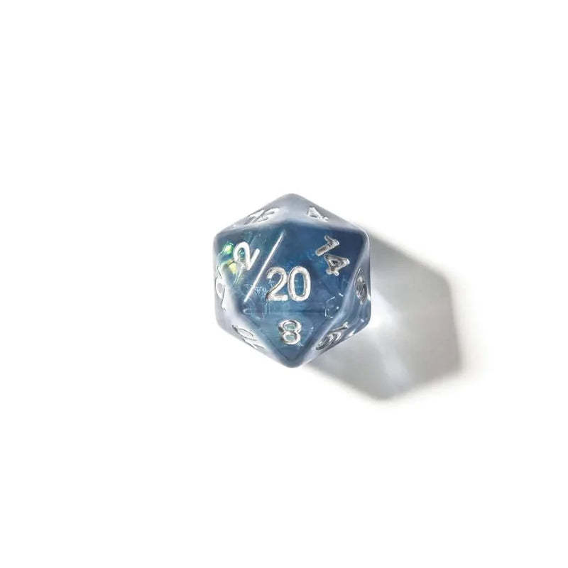 Spectral Chill | Soft Edge Dice | Resin | 7 Piece Set