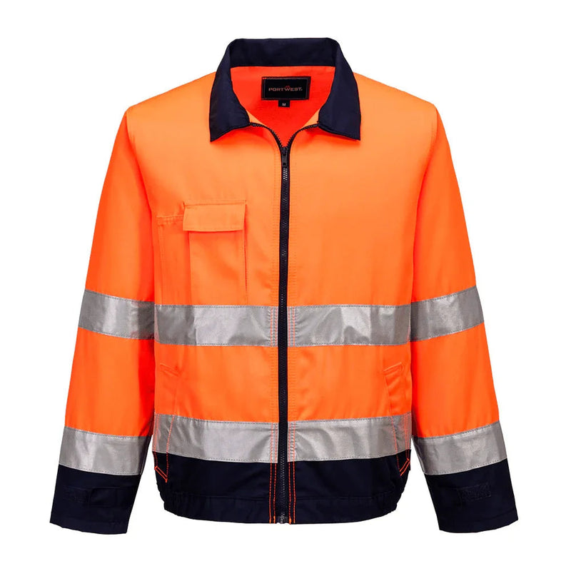 Portwest TX70 Madrid Hi-Vis Contrast Bomber Jacket