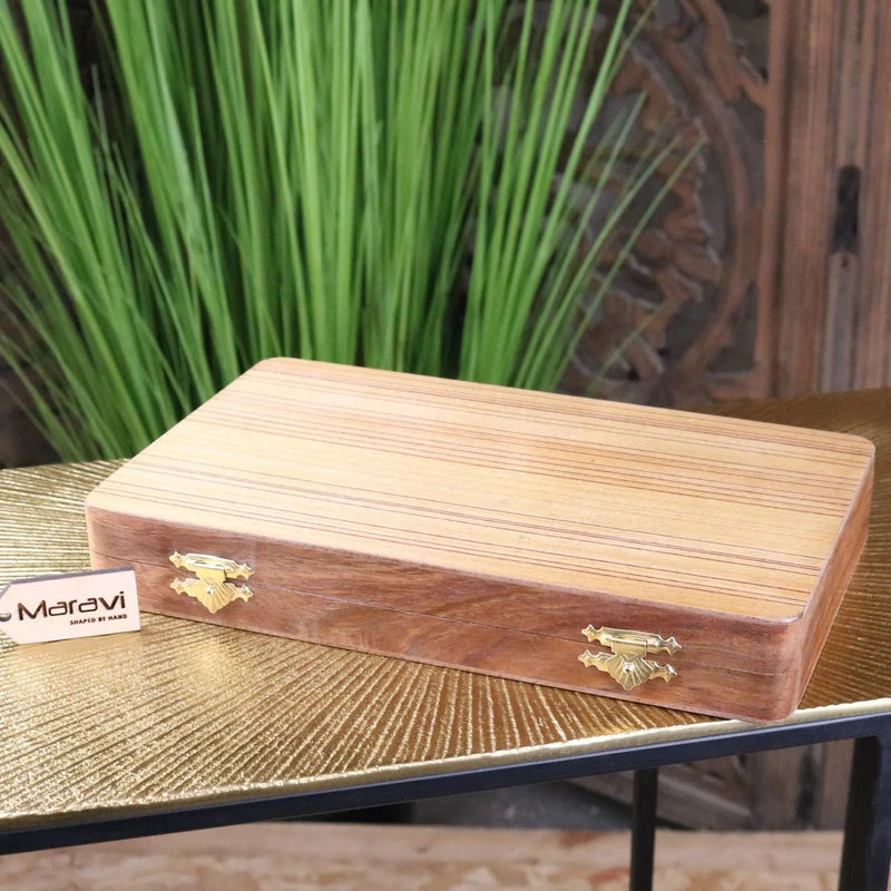 Taksha Wooden Backgammon Board Game