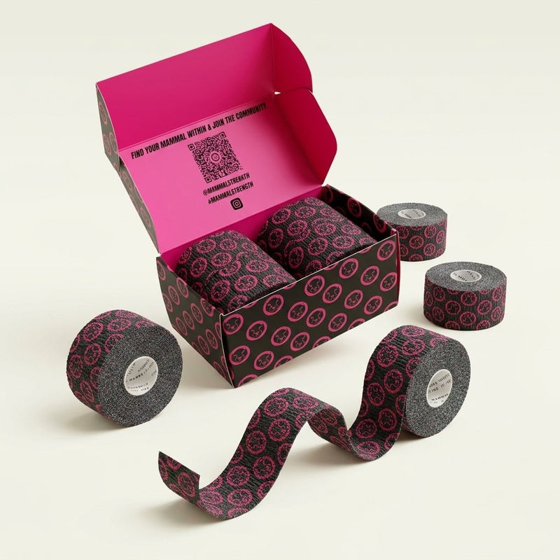 PRE-ORDER ONLY - Mammal Tape - 10-Metre - Black/Pink - SPEC 2.0 (4 pack)