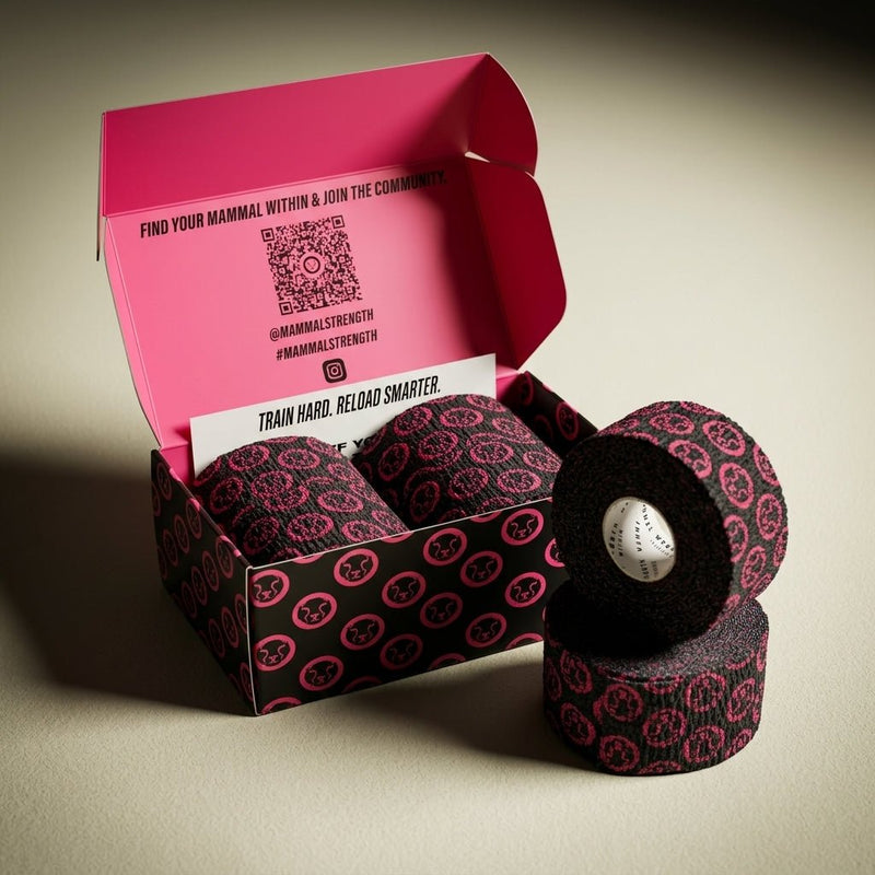 PRE-ORDER ONLY - Mammal Tape - 10-Metre - Black/Pink - SPEC 2.0 (4 pack)