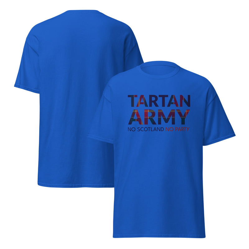 Scotland World Cup Shirt – Tartan Army No Scotland No Party 2026 Unisex T-Shirt