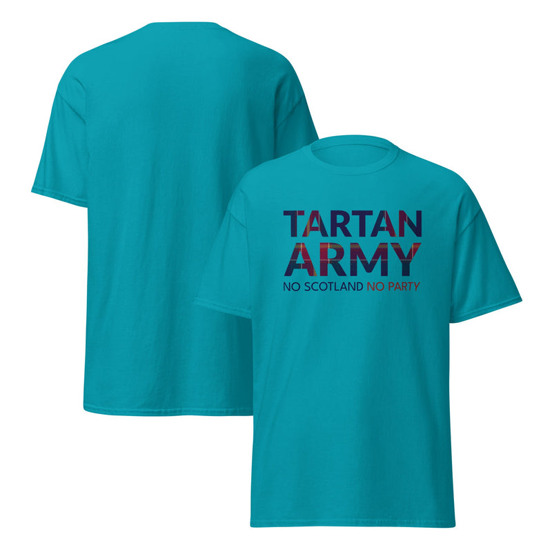Scotland World Cup Shirt – Tartan Army No Scotland No Party 2026 Unisex T-Shirt