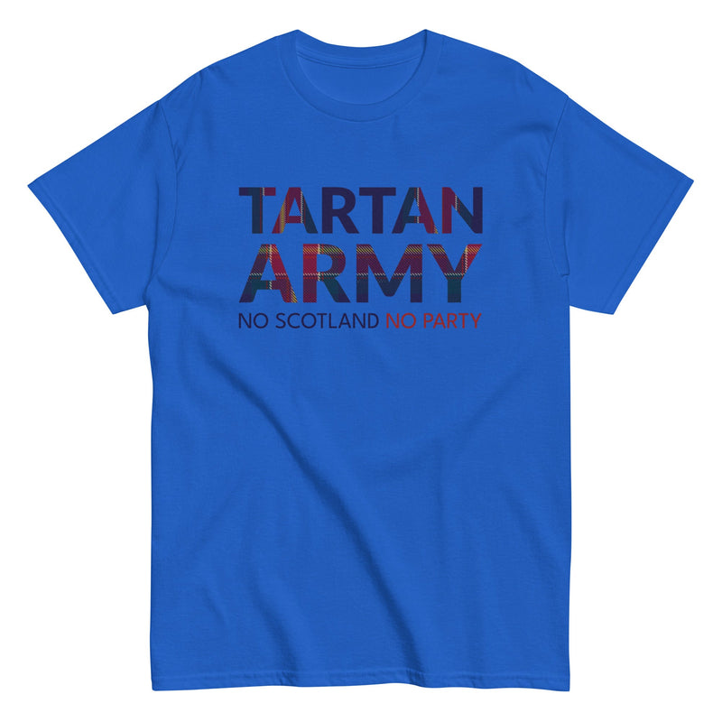 Scotland World Cup Shirt – Tartan Army No Scotland No Party 2026 Unisex T-Shirt