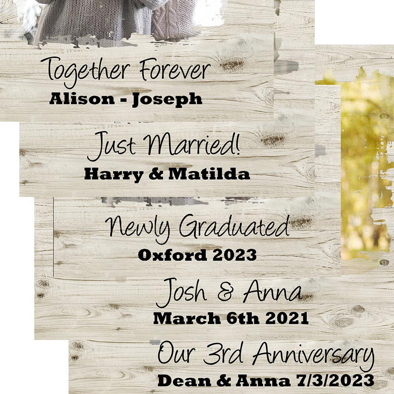Photo with Message Custom Artwork