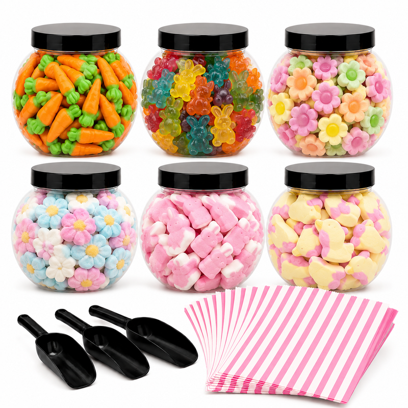 Themed Party Sweet Jar Buffet - Up to 75 People inc Scoops & Pick & Mix Bags