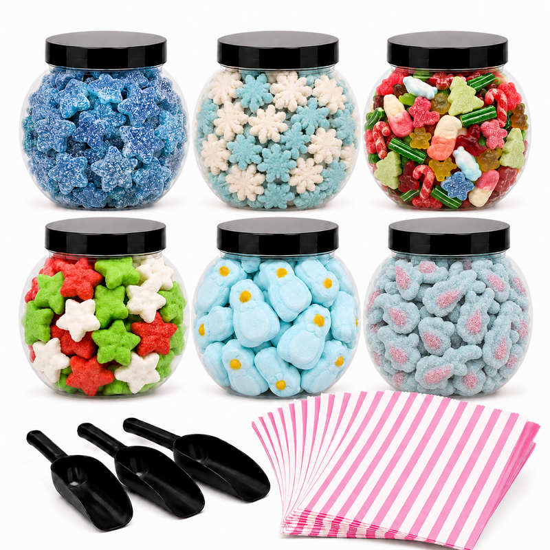 Themed Party Sweet Jar Buffet - Up to 75 People inc Scoops & Pick & Mix Bags