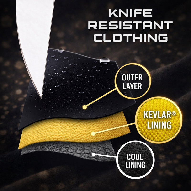 Knife Resistant Anti Slash Hooded Top in Grey