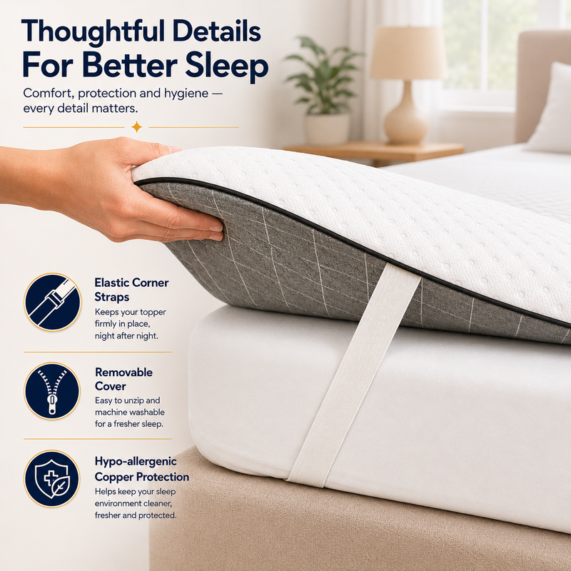 Brightr®  Titan 2 in 1 Mattress Topper