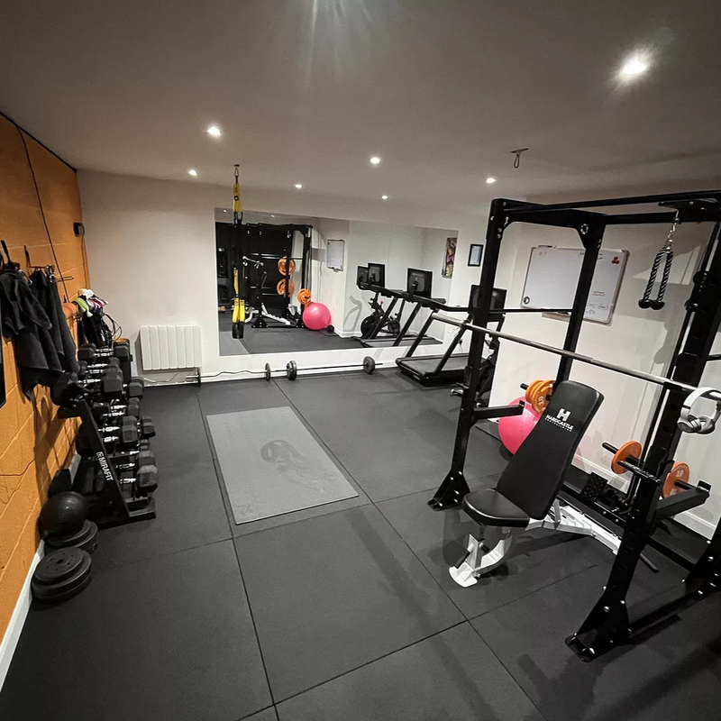 20mm Rubber PRO Gym Flooring | Heavy-Duty, Smooth Top Surface  – UK’s Highest Rated