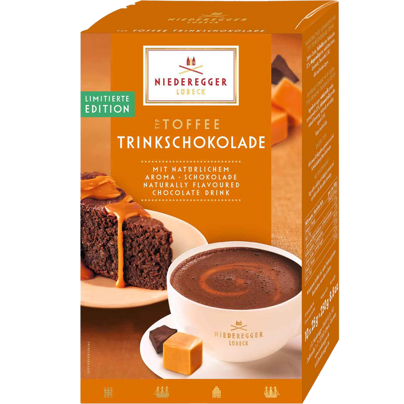 Niederegger | Toffee Hot Chocolate | 10 Sachets