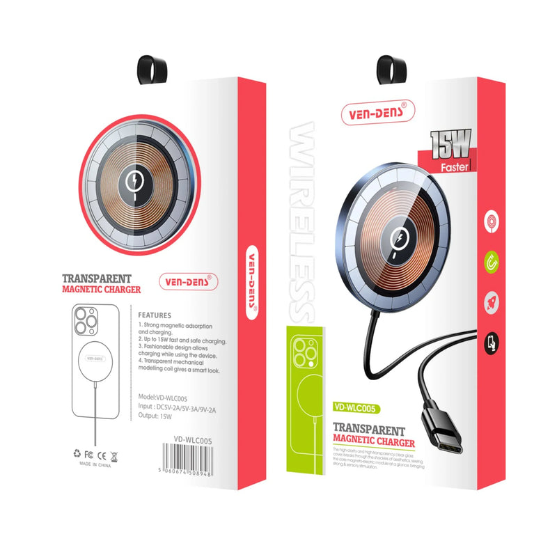 Transparent 15W MagSafe Wireless Charger