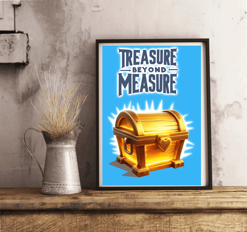 Treasure Chest Art Print – “Treasure Beyond Measure”