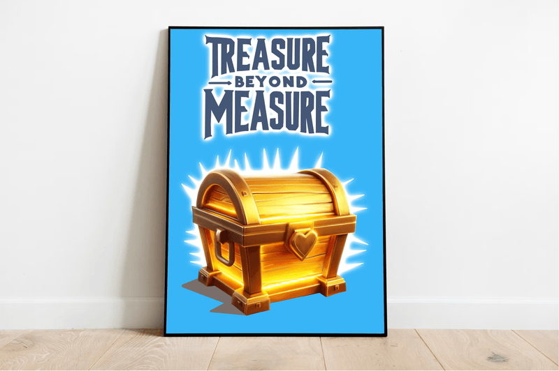 Treasure Chest Art Print – “Treasure Beyond Measure”