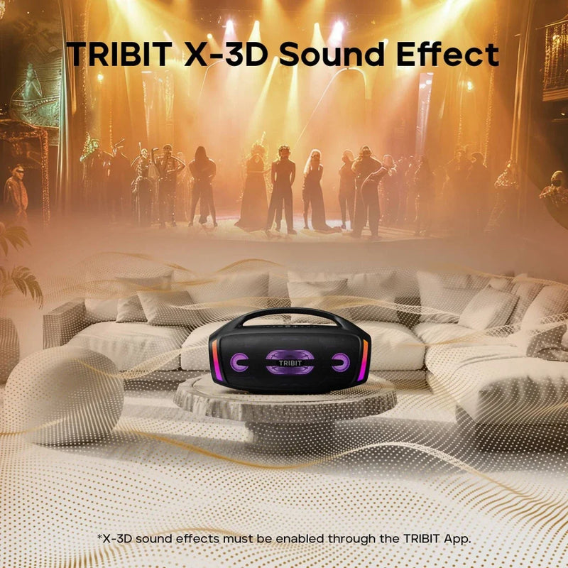 TRIBIT StormBox Blast 2 Bluetooth Speaker - 200W Portable Speaker with Subwoofer